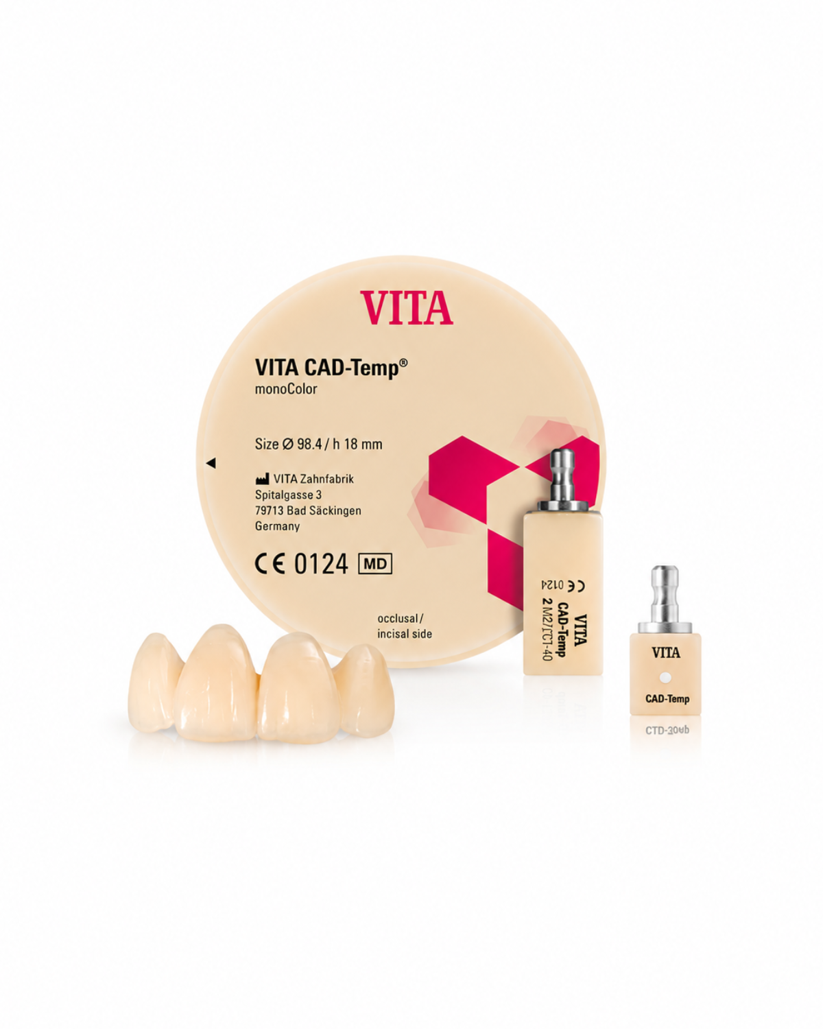 VITA CAD-Temp monoColor Universal, 1M2T, CT-55,1 pcs.
